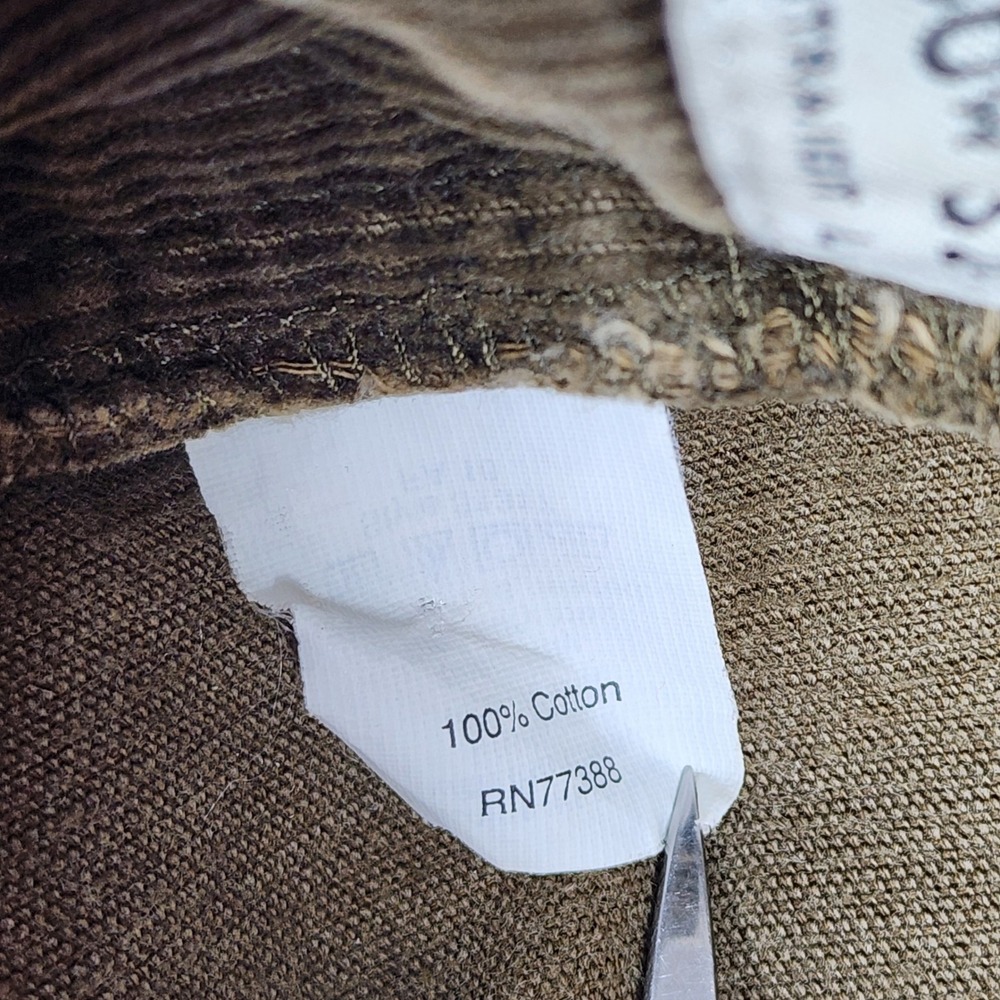 J.Crew Corduroy Pants Mens 30x32 Straight Leg 100% Cotton Brown Excellent - Picture 9 of 14